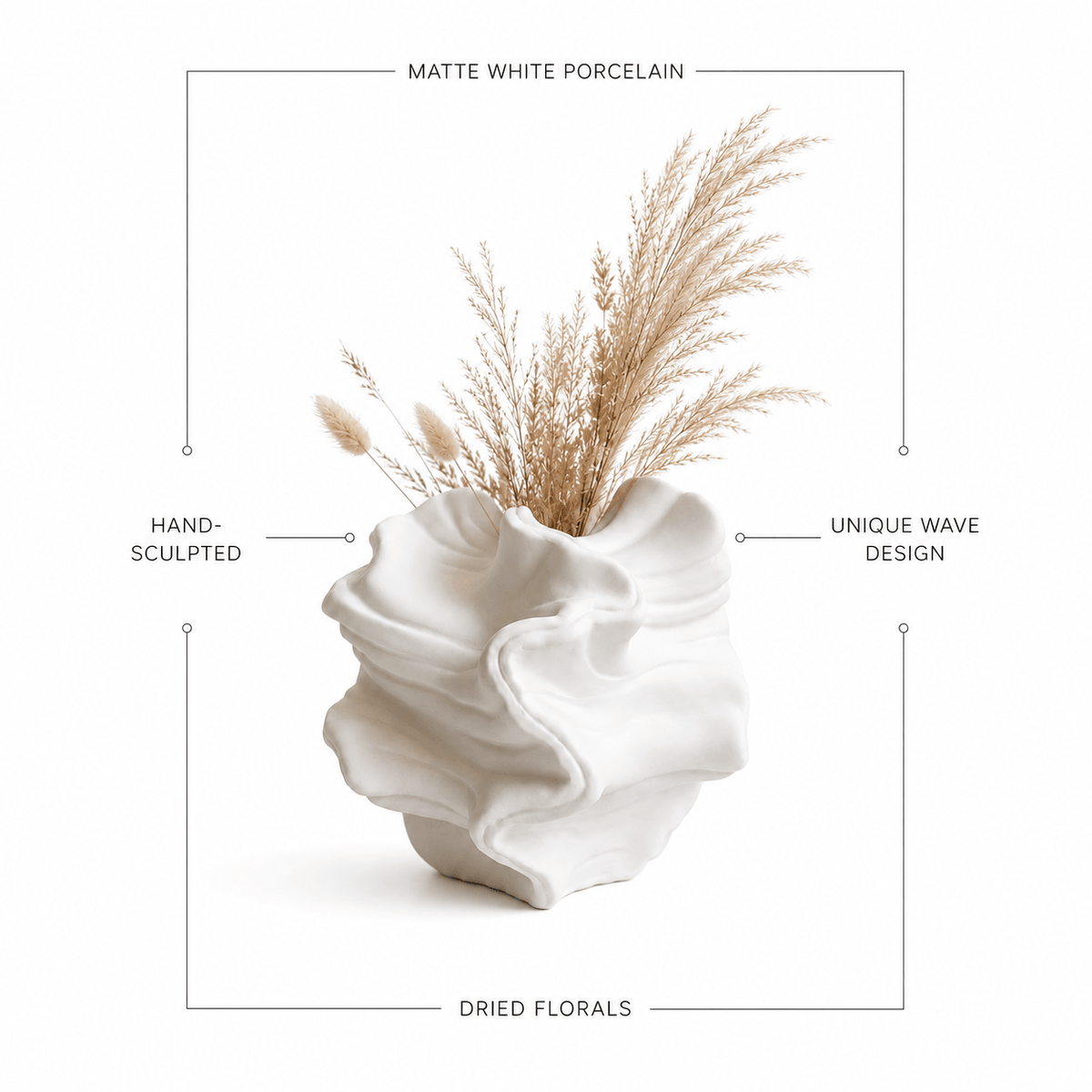 Pearl Wave Vase