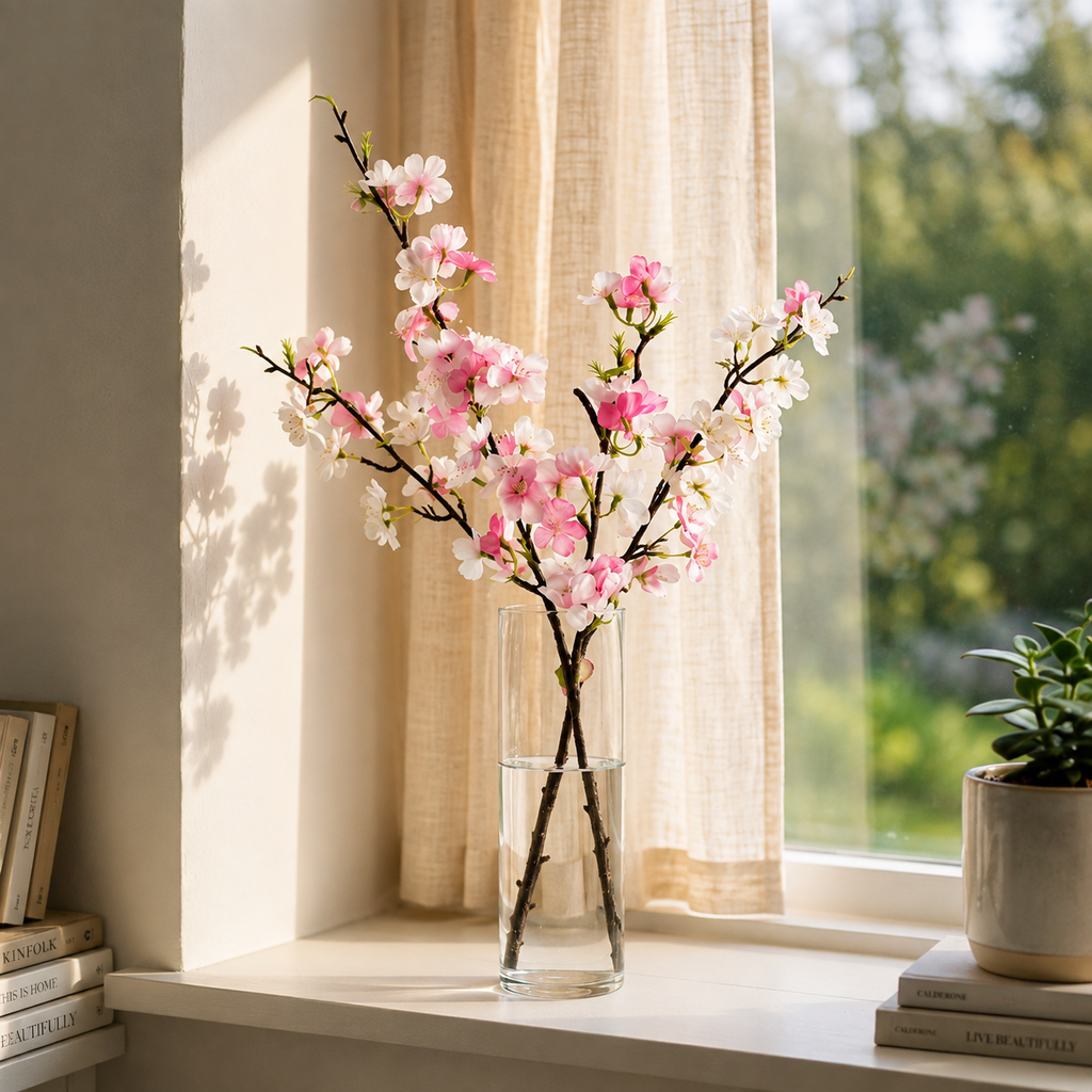 Elegant Pink Blossom Branch