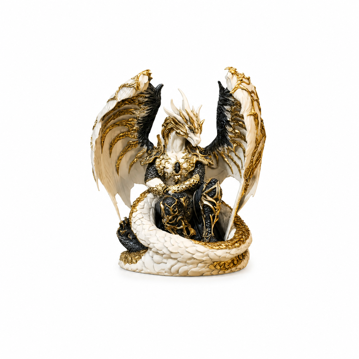 Golden Dragon Figurine