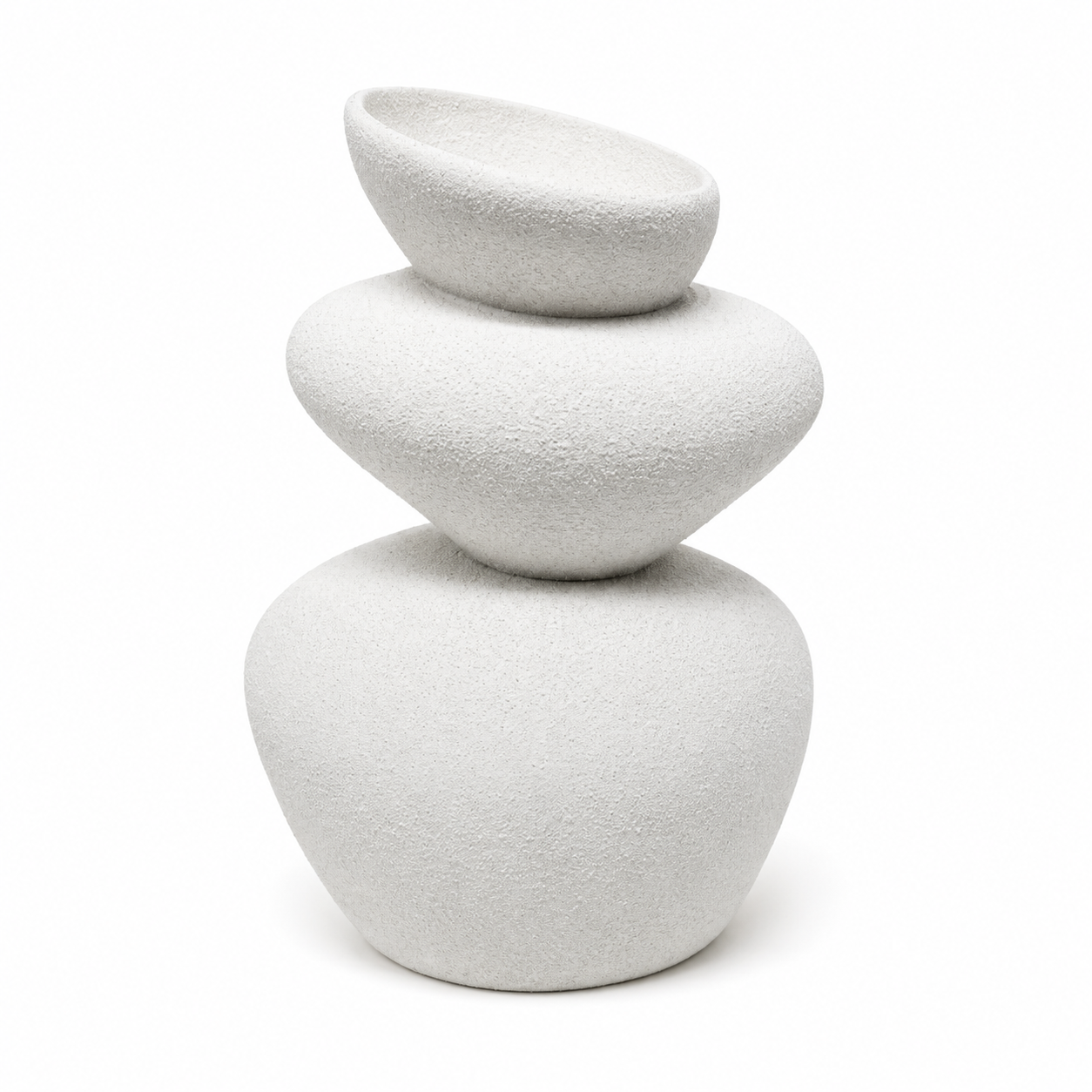 Sandy Textured Zen Vase