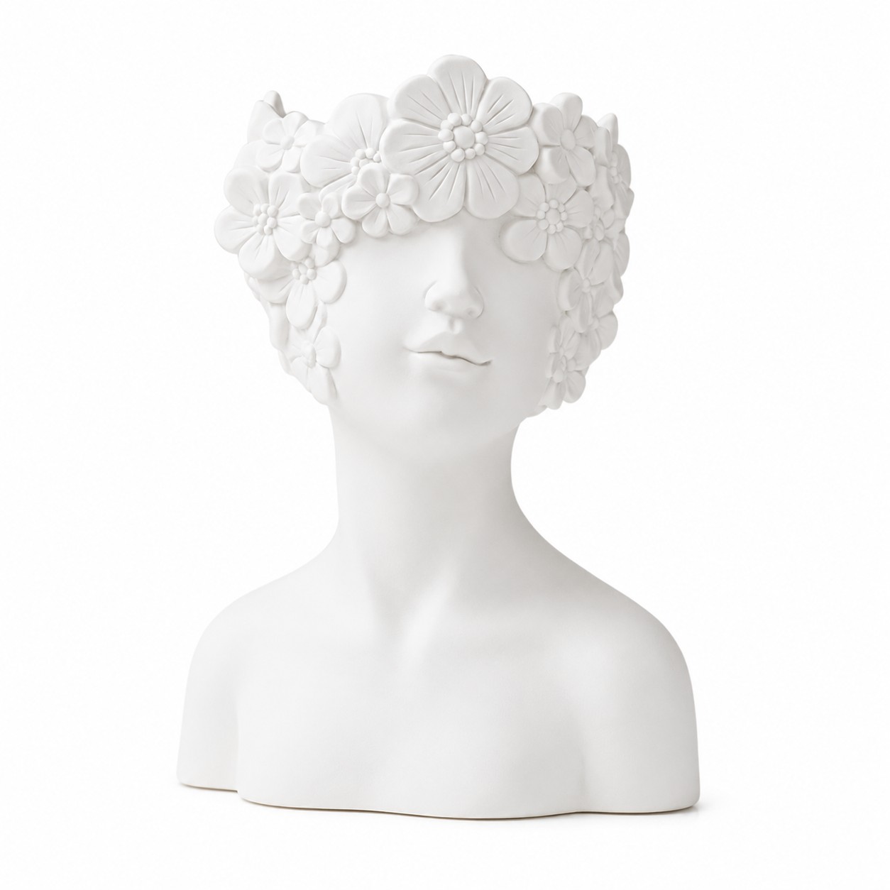 Minimalist Floral Lady Vase