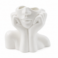 Thinker Pose Ceramic Vase — Where Art Meets Function
