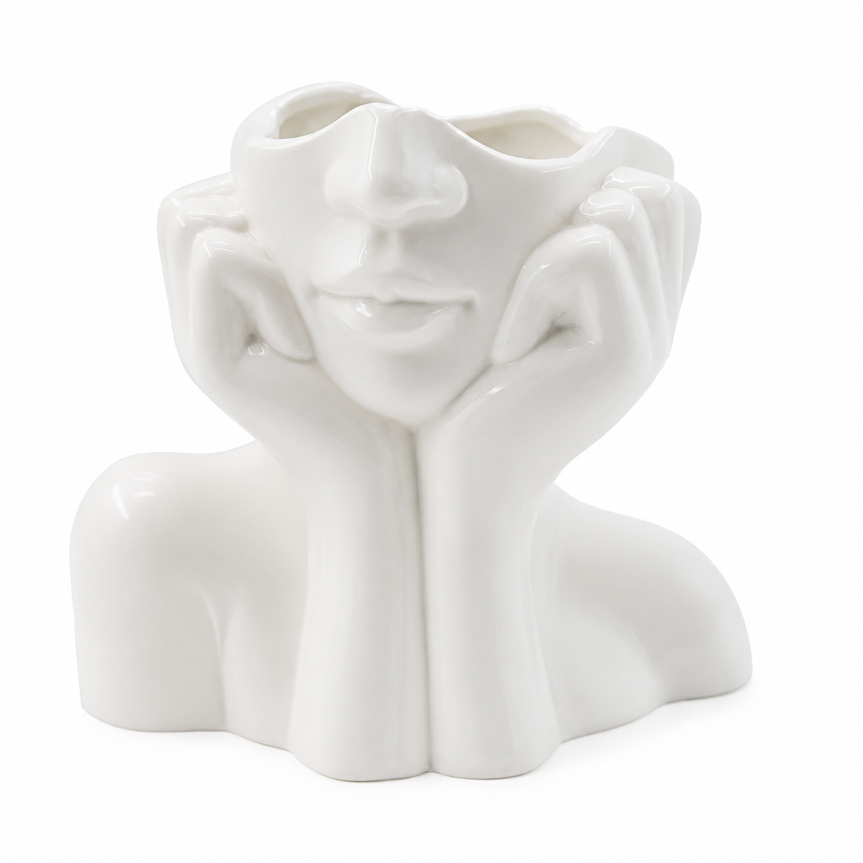 Thinker Pose Ceramic Vase — Where Art Meets Function