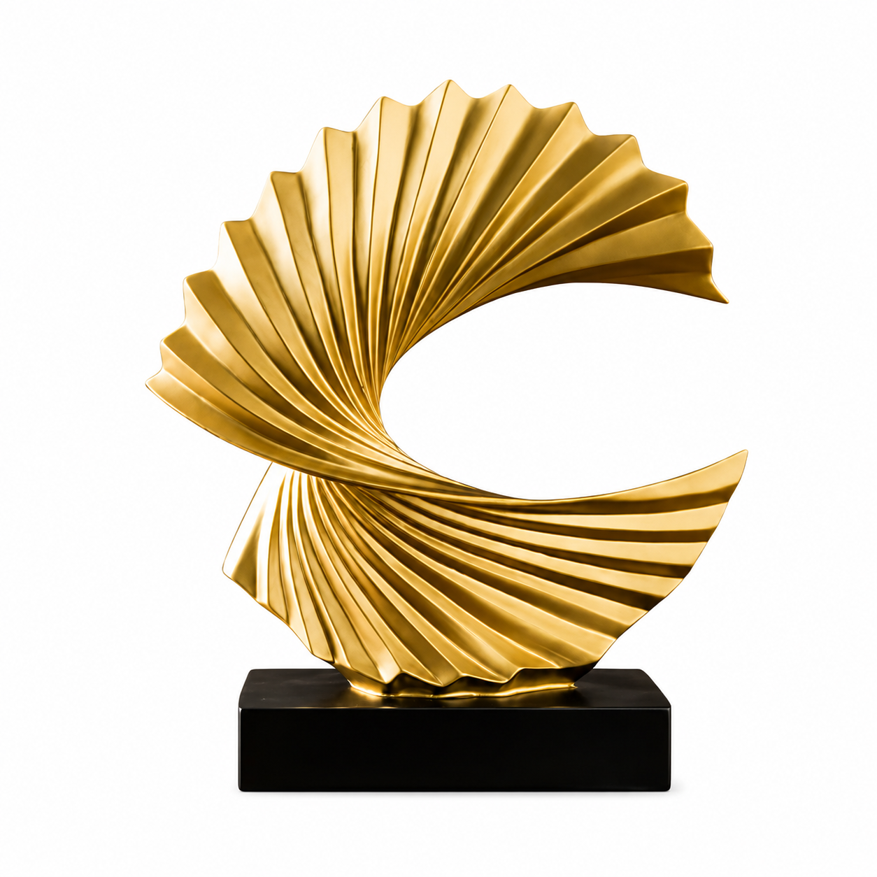 Modern Gold Artistic Sculpture