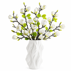 White Magnolia Elegance – Premium Decorative Branch