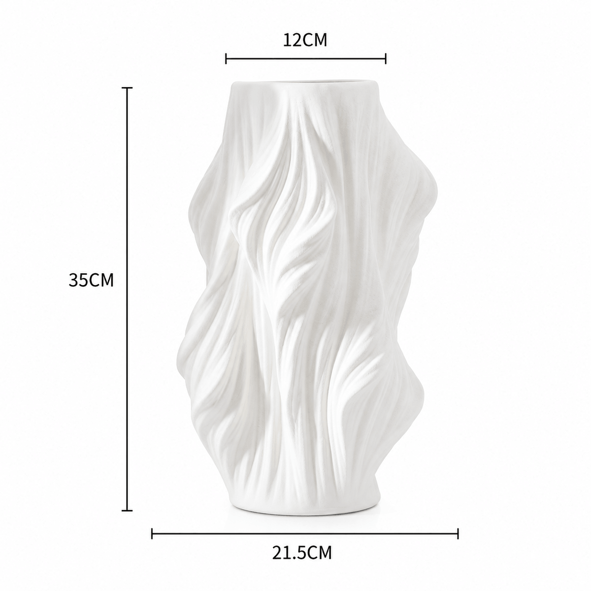 Velisse Sculptural Ceramic Vase