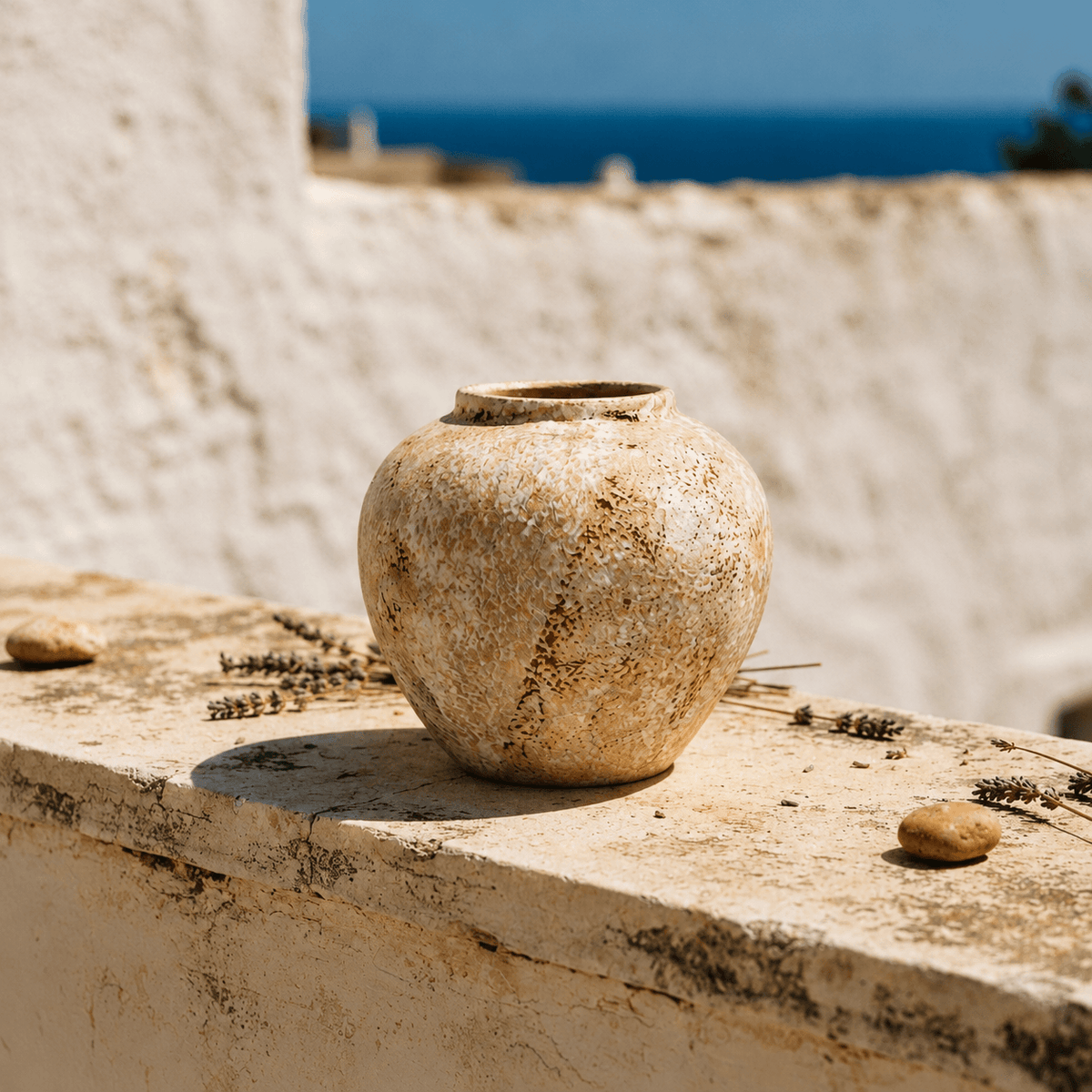 Wabi-Sabi Textured Vase