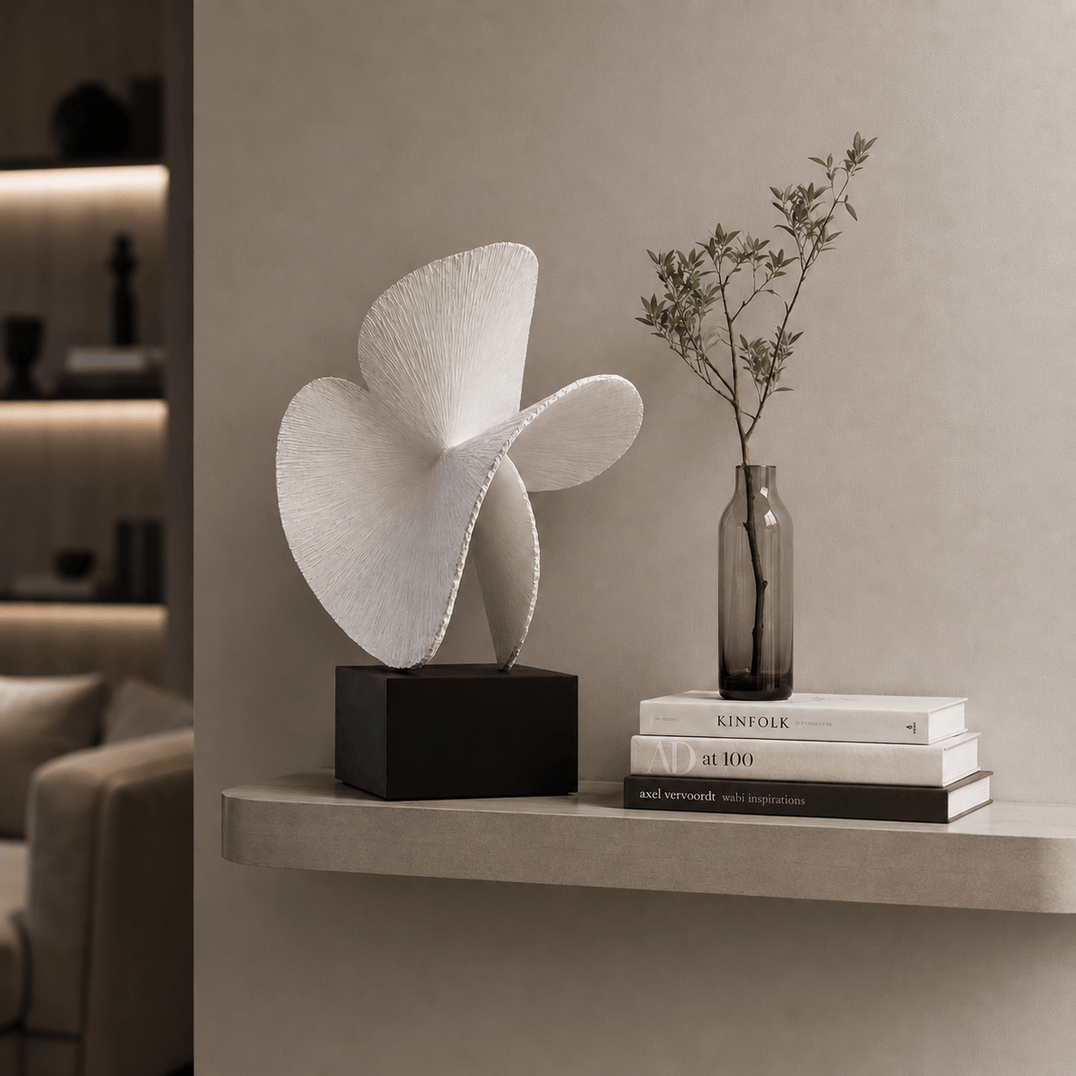 Elysian Bloom – Luxury Abstract Floral Sculpture
