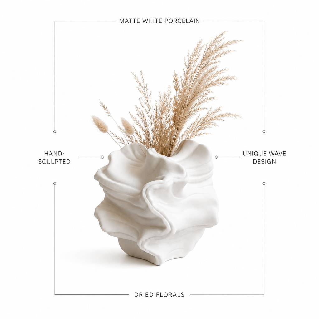 Pearl Wave Vase
