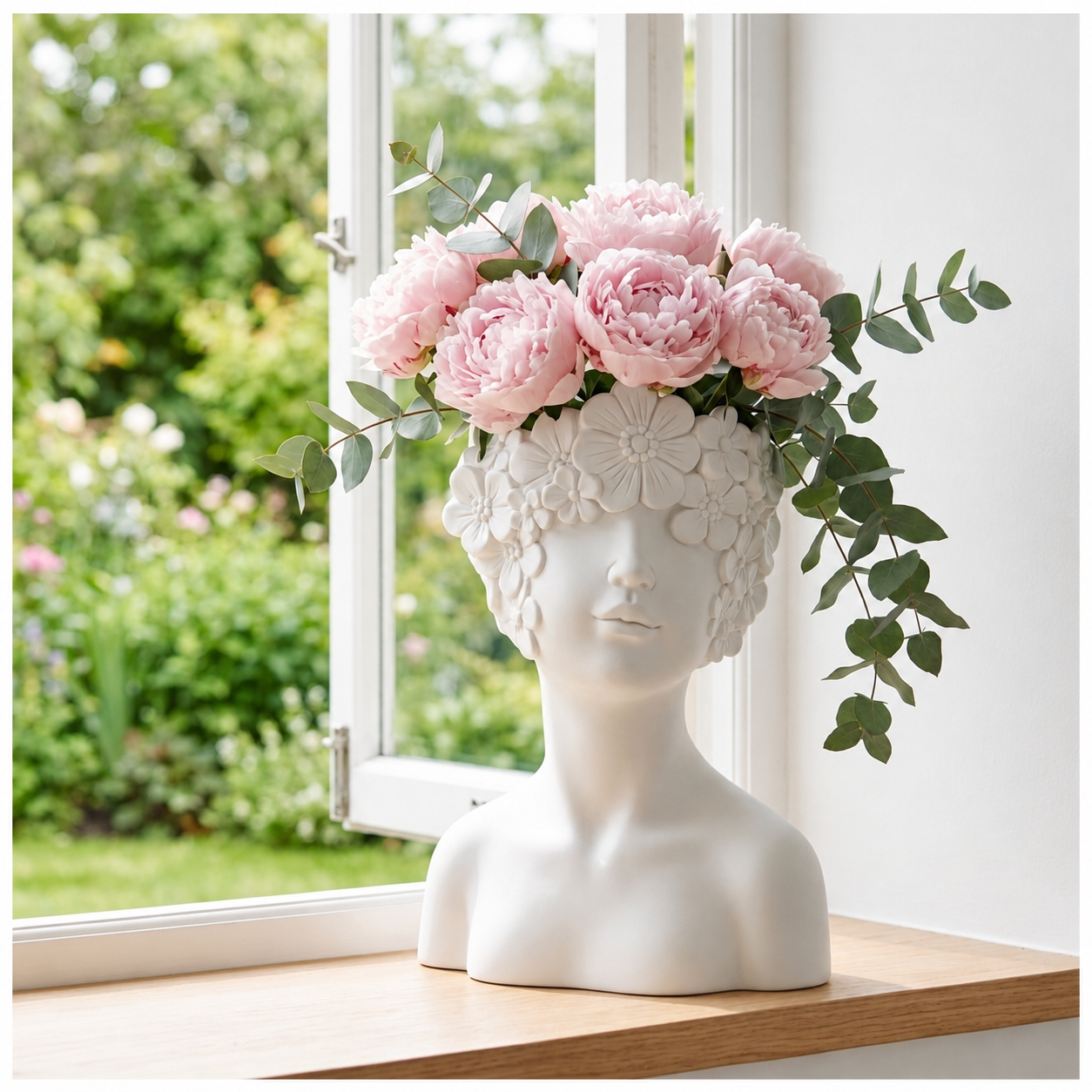 Floral Lady Vase